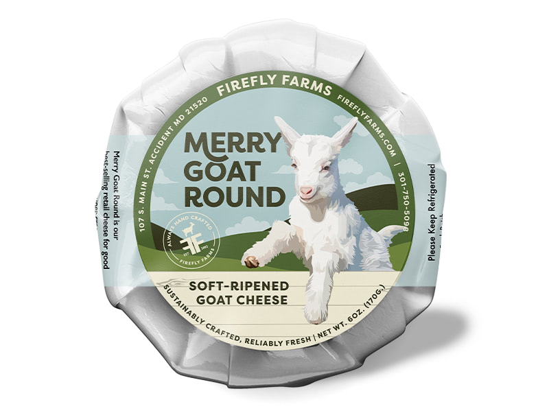 Firefly Farms Merry Goat Round Cheese